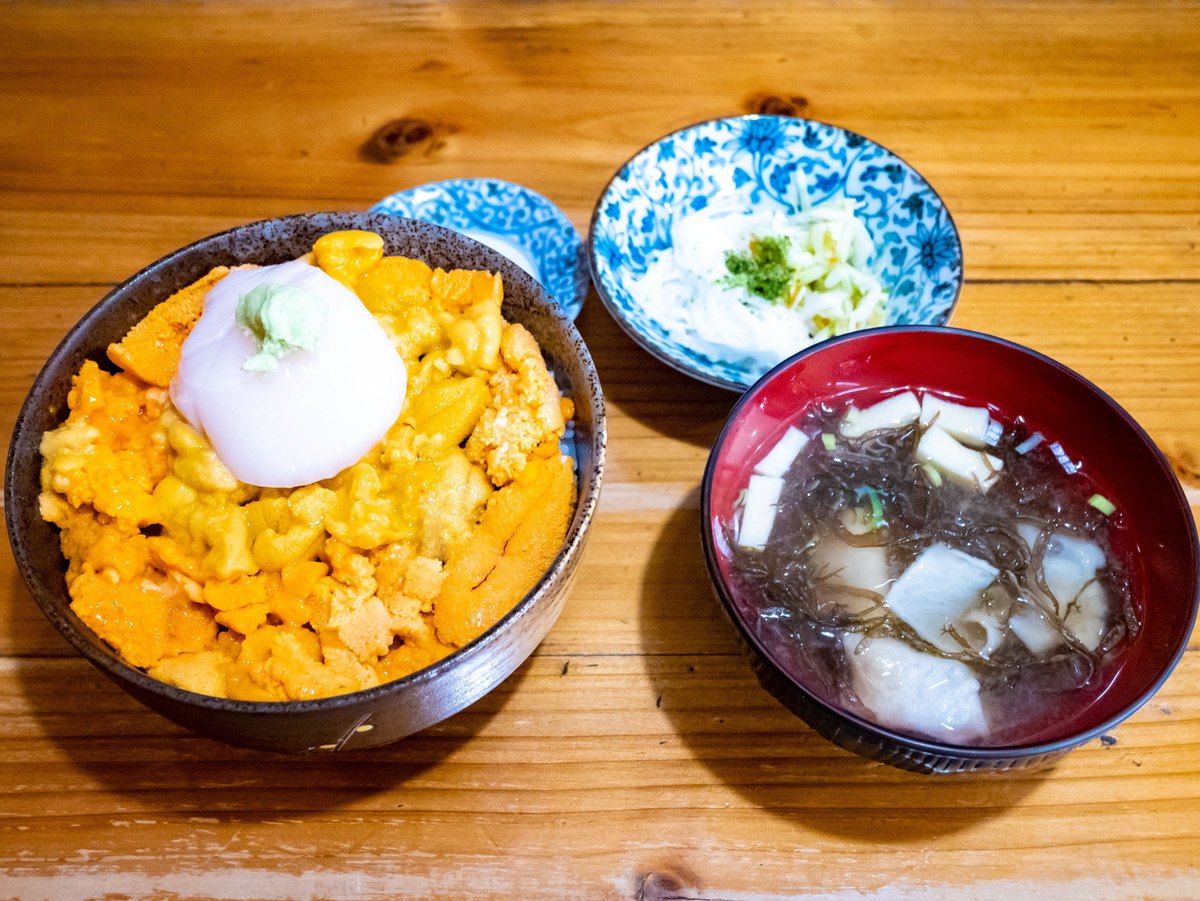 北海道のウニ丼