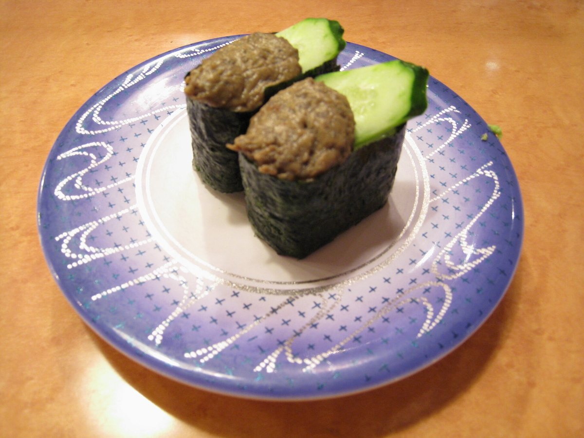 カニ味噌の軍艦巻き